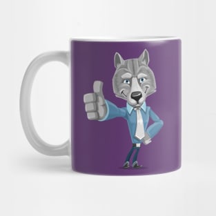 Wolf Illustration Mug